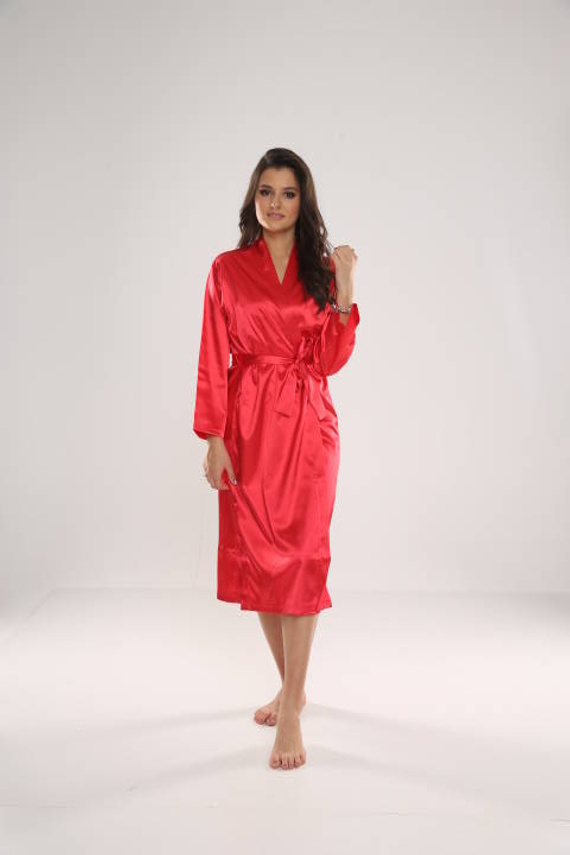 798 Dámský župan Classic Forex - červený