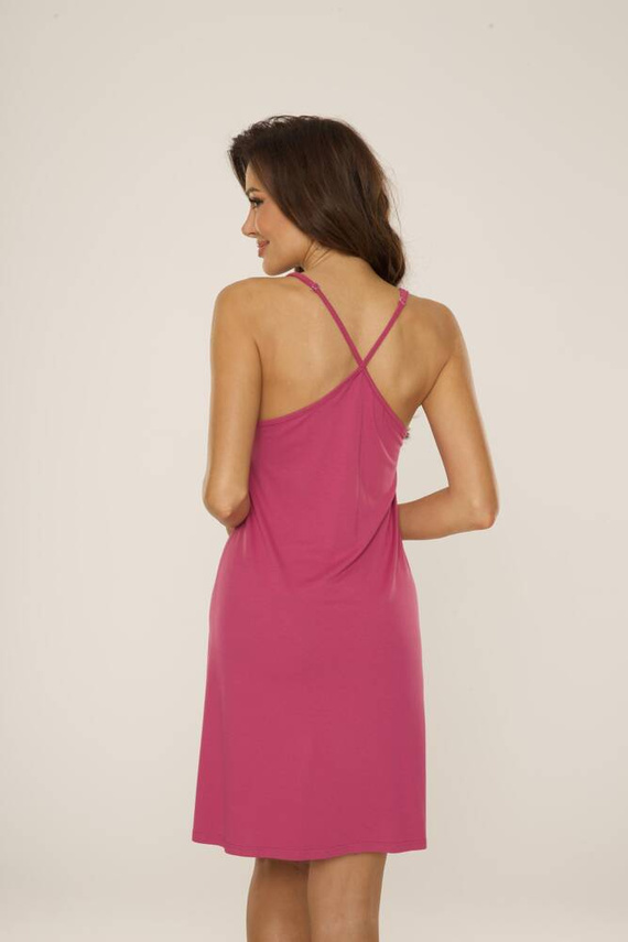 765 Noční košile Carmel De Lafense - fuchsiová