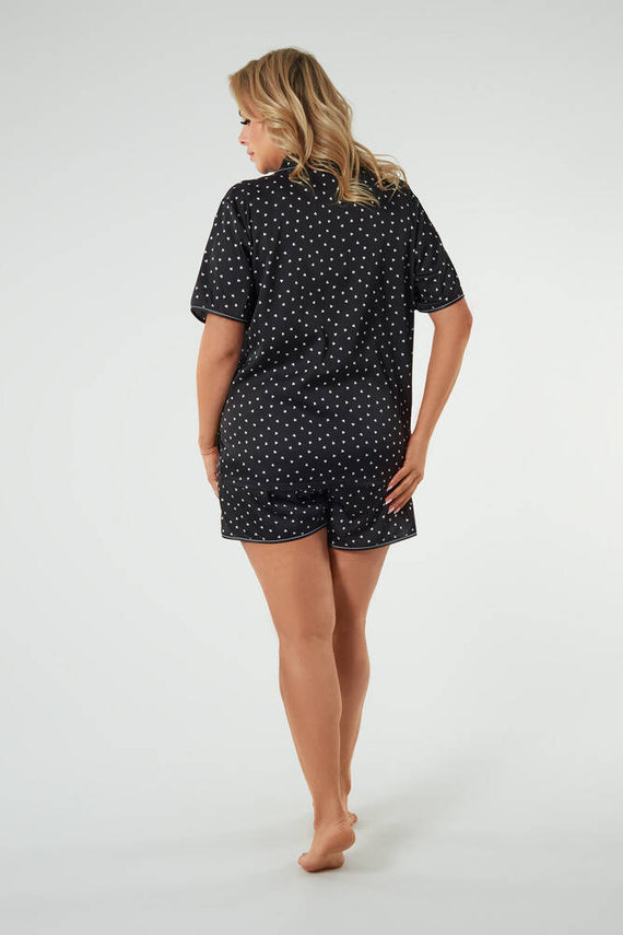 Ria Dámské pyžamo s krátkým rukávem, šortky Italian Fashion - potisk