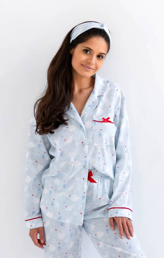 Dívčí čelenka White bear Kids Sensis - modrá