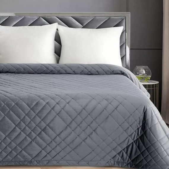 Ria 6 Velurový dekorativní přehoz Eurofirany steel