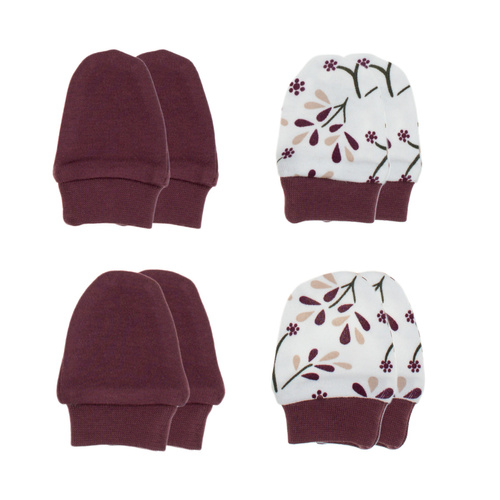 217083 Alisa Nicol bavlněné rukavice 4-pack - pro děti