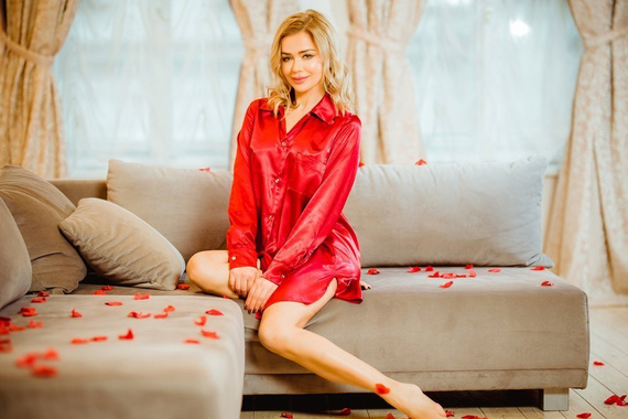 Noční košile Carey Kalimo - červená