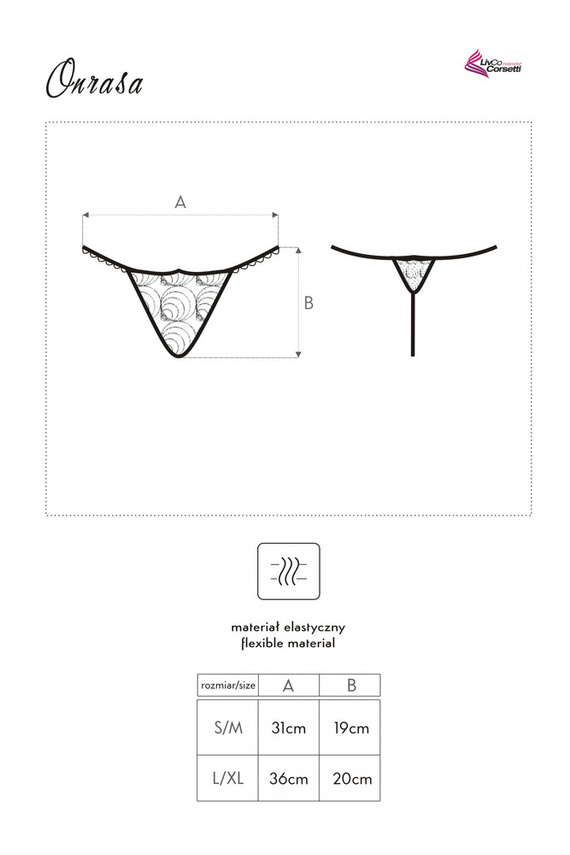 Onrasa LC 90517 Dámská tanga LivCo Corsetti Fashion