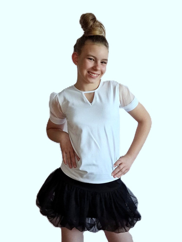 Dětská halenka Sonia Bambarillo - bílá, bavlněná, elegantní a pohodlná