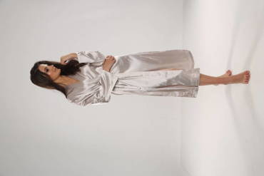 798 Klasický dámský župan Forex - béžový