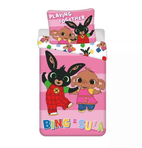 Povlečení Králíček Bing a Sula 140x200 Jerry Fabrics bavlna