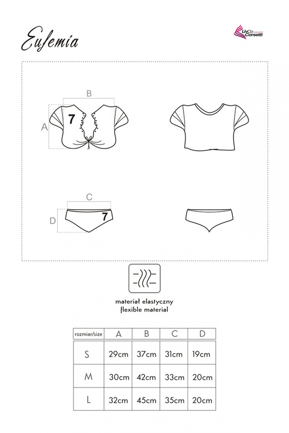 Eufemia LC 90054 LivCo Corsetti Módní kostým