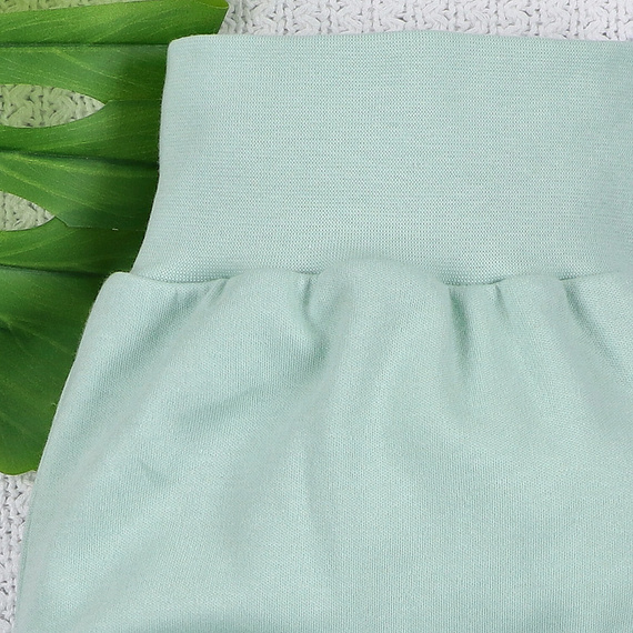 ABN-5573 Dino Explorer Nini dětské polodupačky mátové | organická bavlna, pohodlný střih