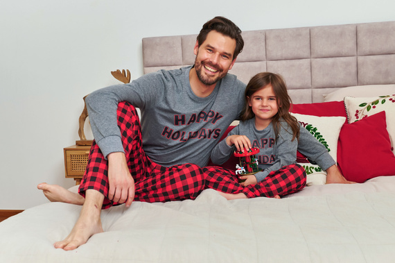 7345 Tmavě šedé dětské pyžamo Doctor Nap - 100% bavlna