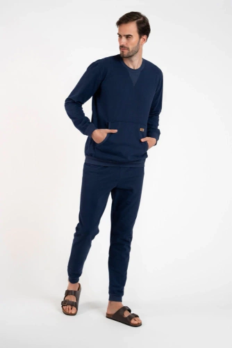 Fox Pánská tepláková souprava Italian Fashion - tmavě modrá