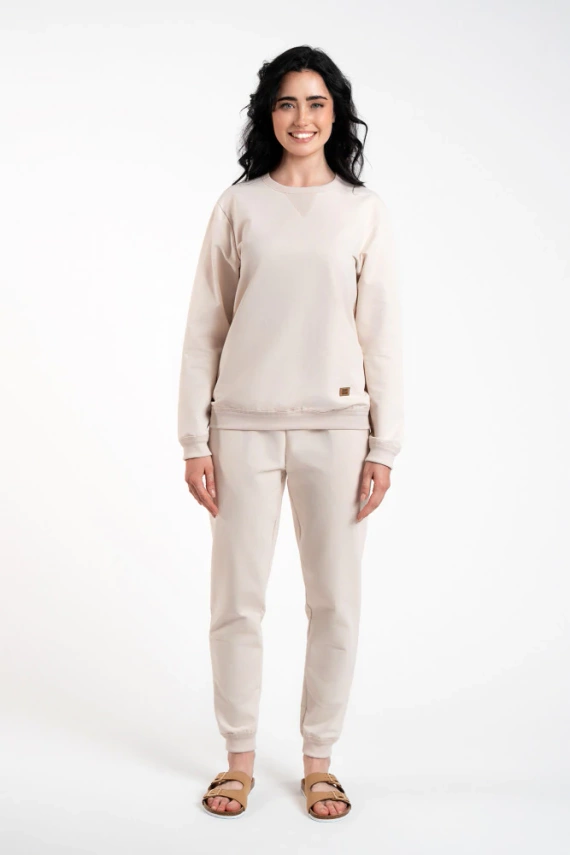 Panama Tepláková souprava Italian Fashion - béžová