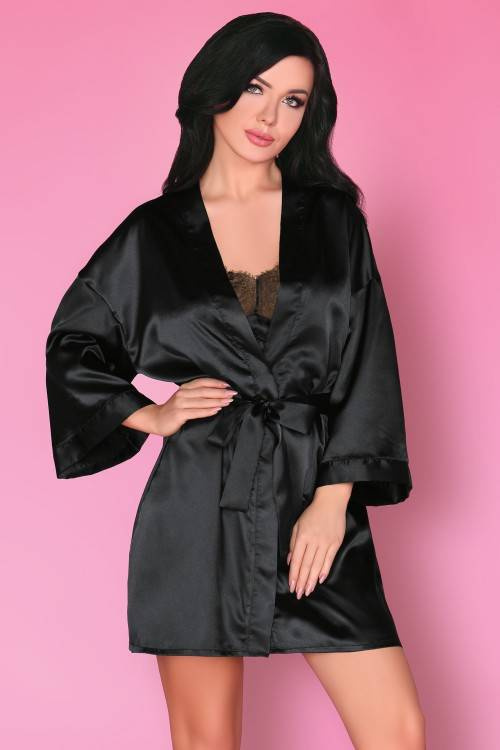 Dorettela LC 90394 Black Beauty Onyx Collection Dámský župan LivCo Corsetti