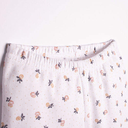 Nicol 220036 dívčí pyžamo 100% bavlna měkké pohodlné květiny