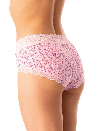 Dámské kalhotky Key LPC 547 navy pink - bavlněné, pohodlné, sada 2 kusů