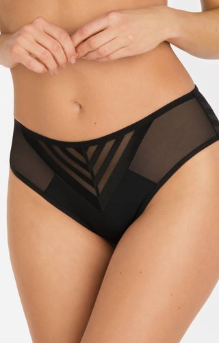 K 812 Yoko Dámské podprsenkové kalhotky Gorsenia - černé