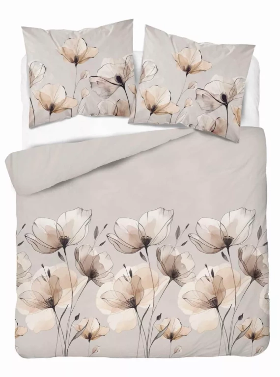 5492 B Detexpol Saténové příběhy cappuccino | 100% bavlna, saténová vazba, zip, dárkové balení