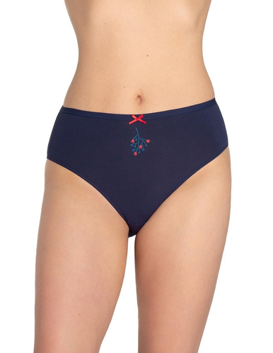 Dámské kalhotky L-120BI-95 Lama modré - bavlněné, 3 balení, pohodlné a klasické