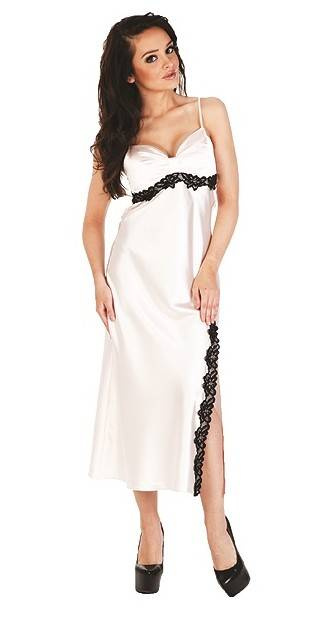 926 Kleoree Dlouhá noční košile De Lafense - perleťová