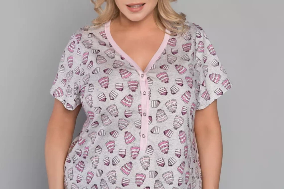 Dolce Dámské tričko s krátkým rukávem Italian Fashion - potisk