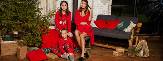 Song Dámský župan s 3/4 rukávy Italian Fashion - červený