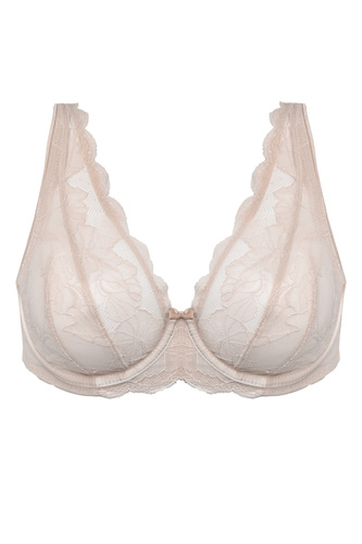 Mediolano Amelia Bralette 19253 Beige – měkká krajková braletka MS6