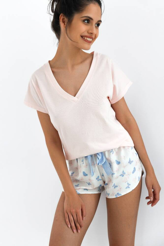 Sensis Adriana Dámské pyžamo - meruňková barva