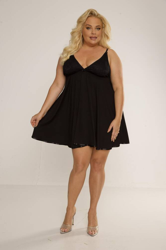 713 Noční košile Cloche Forex - černá