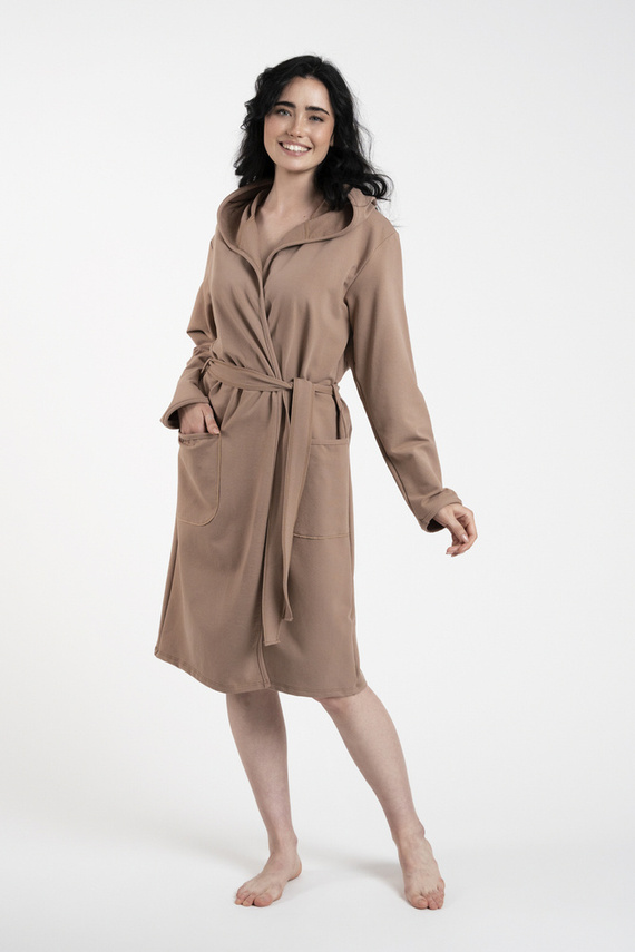 Karina Dámský župan Italian Fashion - velbloudí