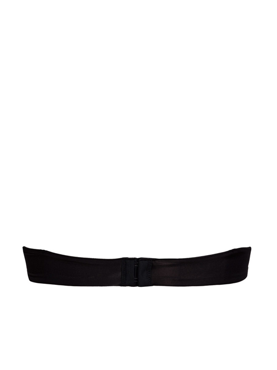 1580 Push-up podprsenka Fantastic - bandeau, mikrovlákno Sielei černá