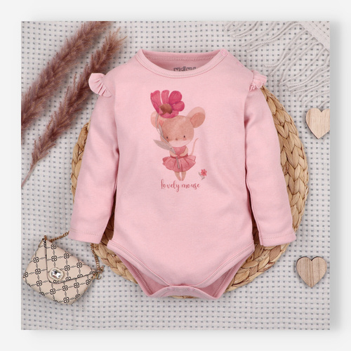 Body Nini Little Mouse 100% organická bavlna, vyrobeno v Polsku