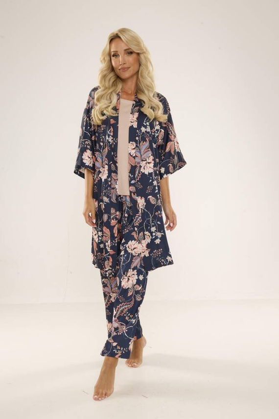 722 Lurdes Dámské pyžamo De Lafense - tmavě modré