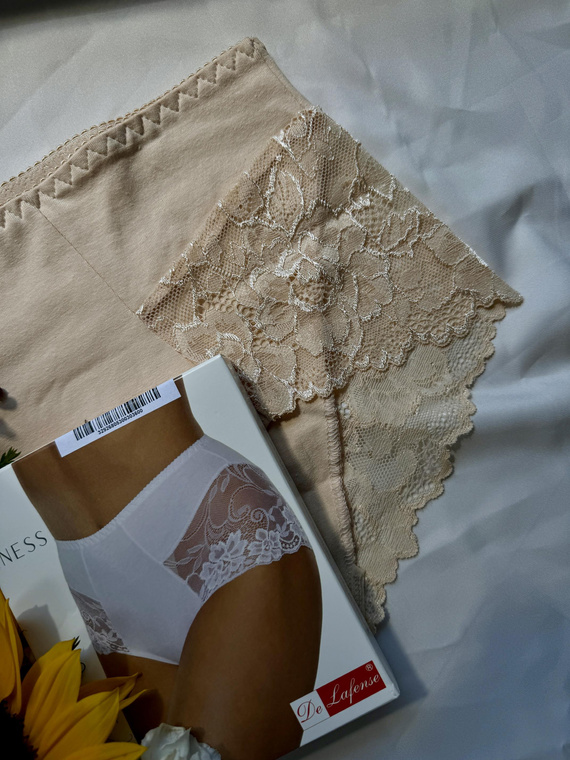 530 Iness Kalhotky s vysokým sedem De lafense - béžové