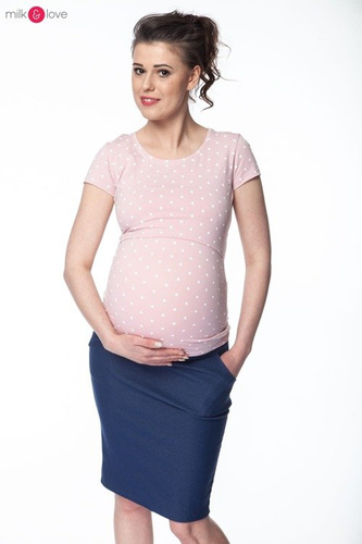 Spódnica ciążowa z kieszeniami Milk&Love a'la jeans