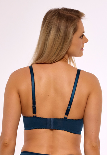 015 Linn Bralette měkká podprsenka Gaia navy blue