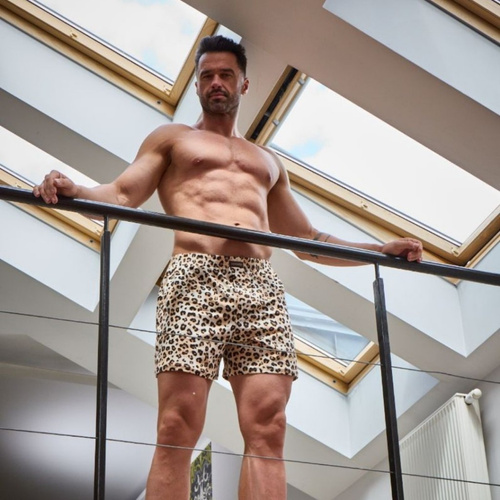 001/181 011/181 Pánské boxerky Cornette Classic - Leopardí potisk | Pohodlí a styl