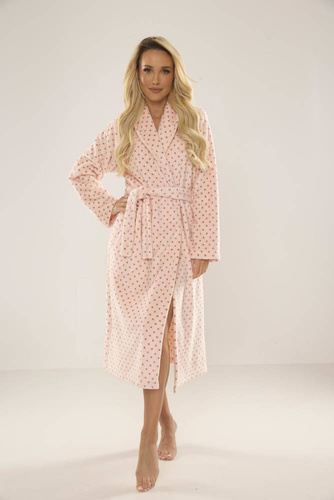 548 Dámský župan Melanie Long Forex - lososový