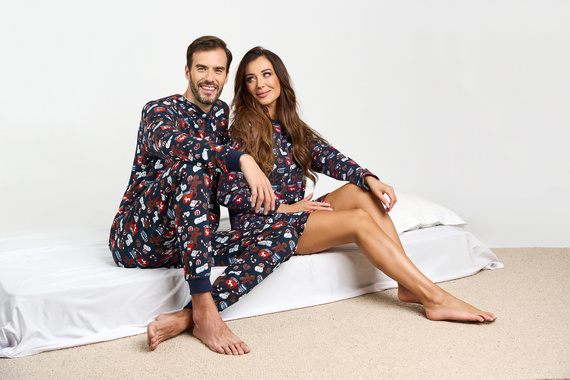 Noční košile Cookies Italská móda - potisk