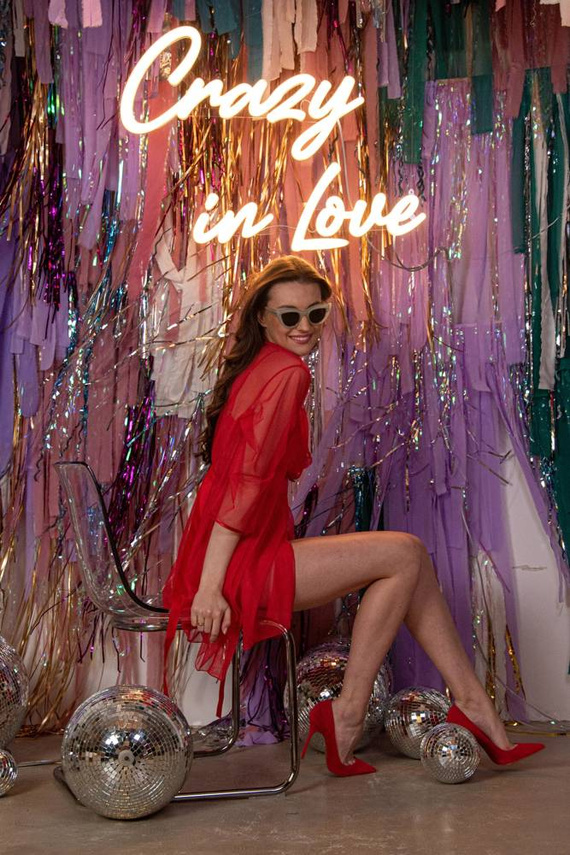 674 Florence Forex dámský župan - červený