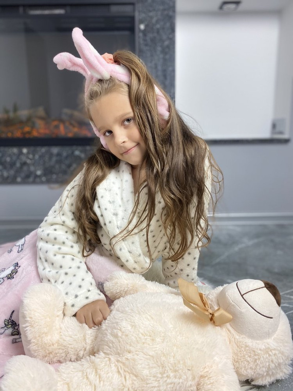 367 Melanie Forex Dětský župan - ecru