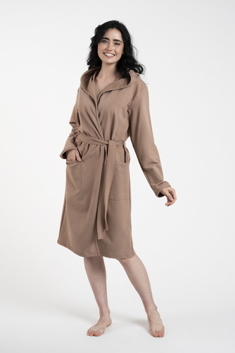 Karina Dámský župan Italian Fashion - velbloudí