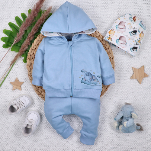 ABN-5614 Dětské tepláky Little Dreamers Nini z organické bavlny - pohodlí, odolnost, šetrné k životnímu prostředí