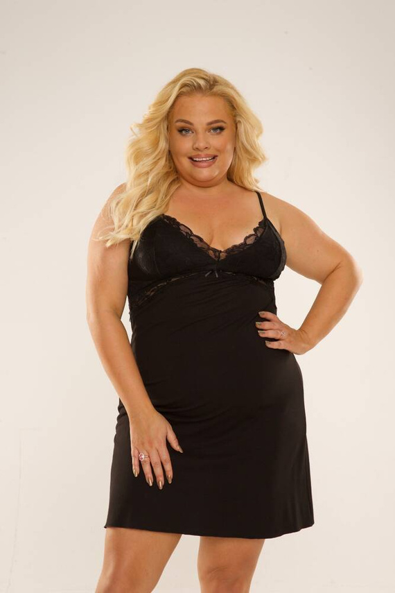 739 Velar Forex noční košile - černá