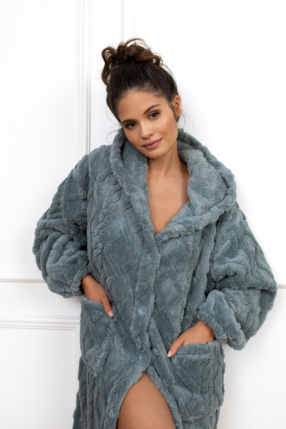 Dámský župan Grethen Sensis - khaki barva