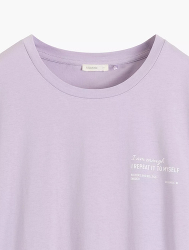 NLD-001 dámská noční košile 100% bavlna, volný střih