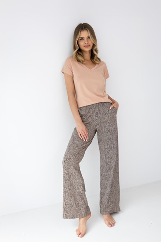 Dámské pyžamo Liana Sensis - bambusové krátké rukávy a dlouhé kalhoty | Premium comfort