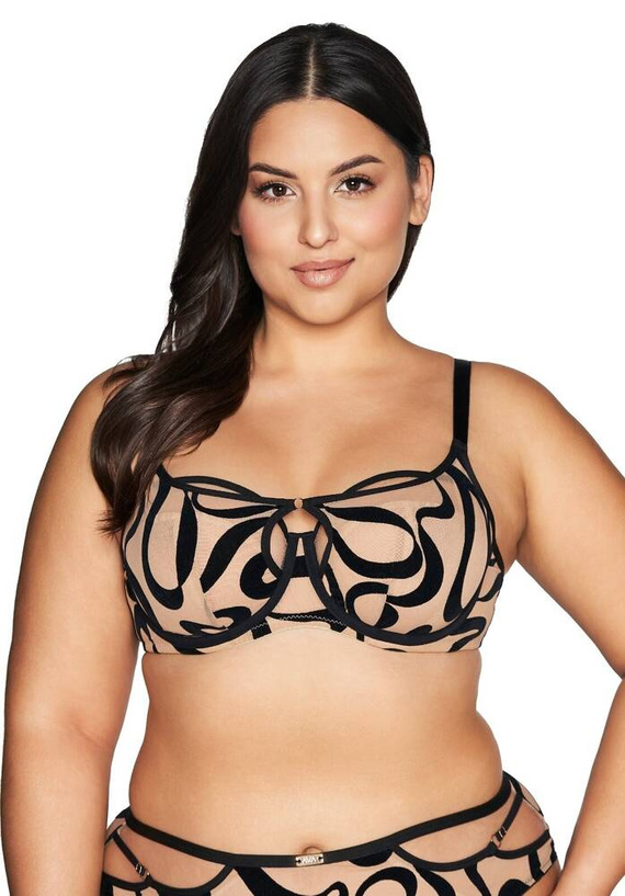 2125 Měkká podprsenka Ava - béžová