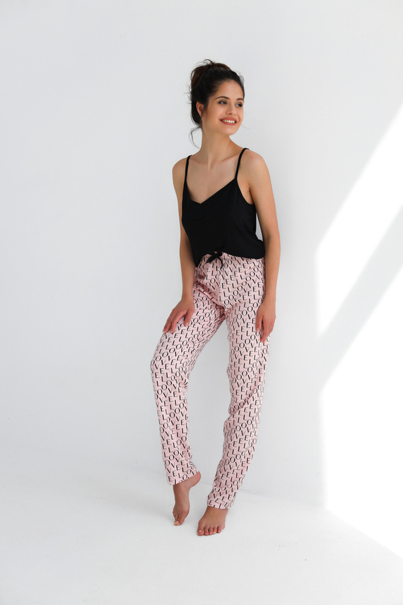 Dámské pyžamo Paula Sensis - černé