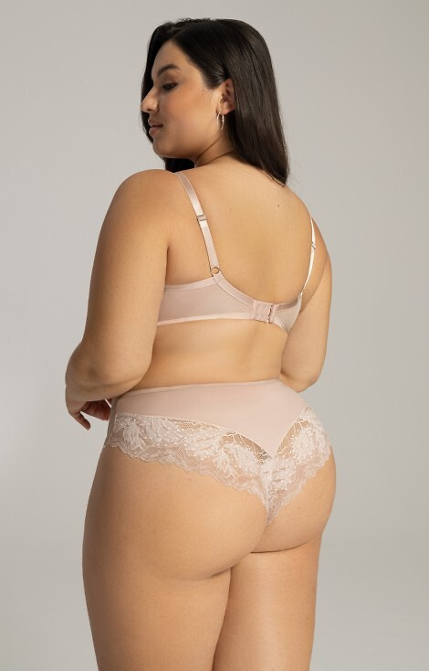 2154/B Dámské kalhotky s podprsenkou Ava - lesklé