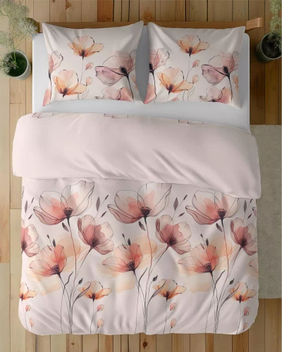 5492 A Detexpol Satin Stories světle růžová | 100% bavlna, saténová vazba, zip, dárkové balení